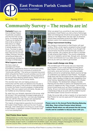 East Preston Parish Council Newsletter No 23 - Spring 2012