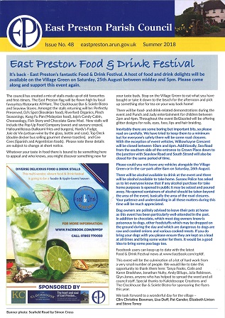 East Preston Parish Council Newsletter No 48 - Summer 2018